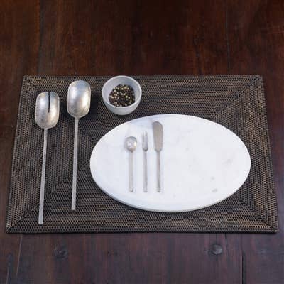 Hayes Cocktail Spoon, Silver - Antique Silver