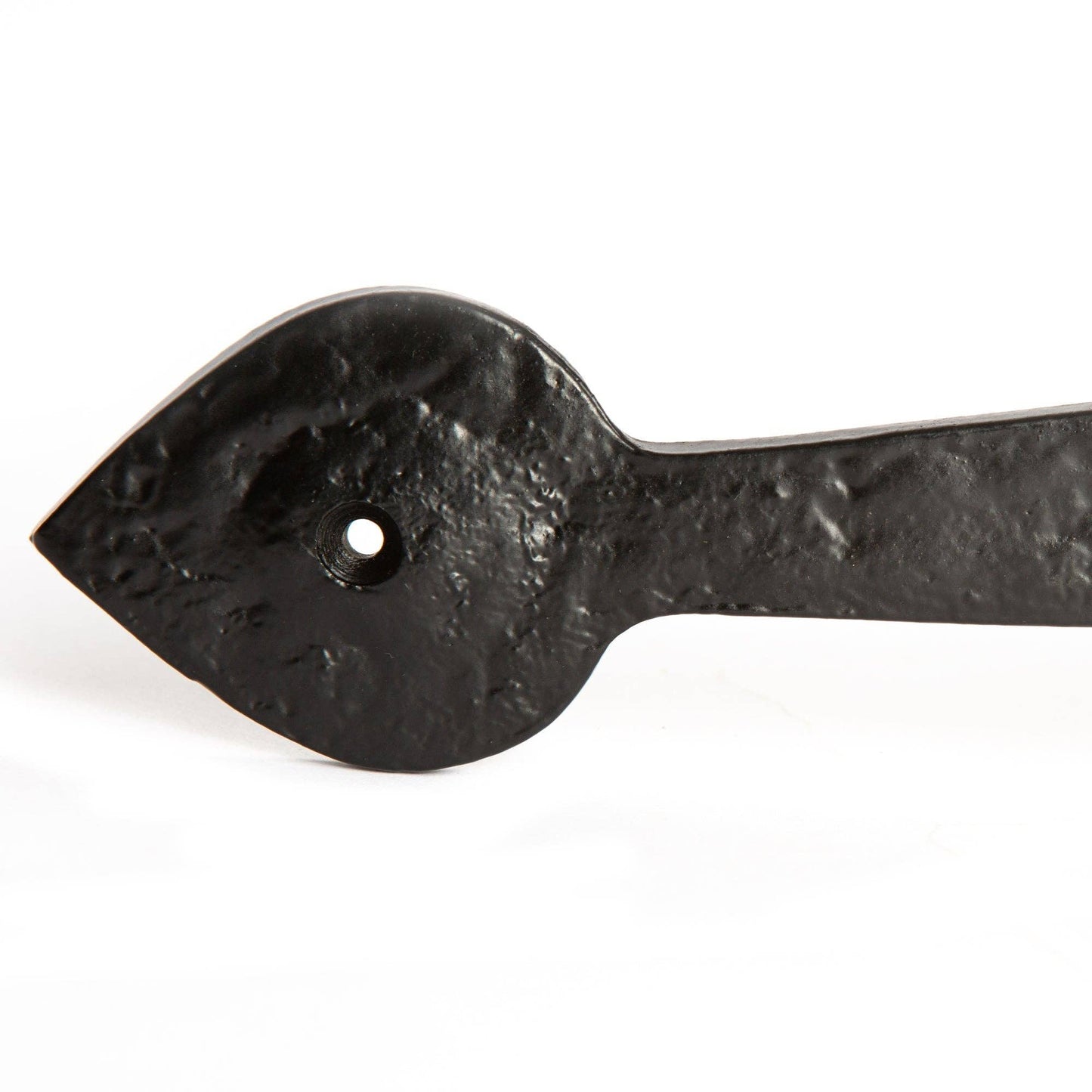 Black T-Hinge With Spade Point 16 Inch Decorative For Small Doors