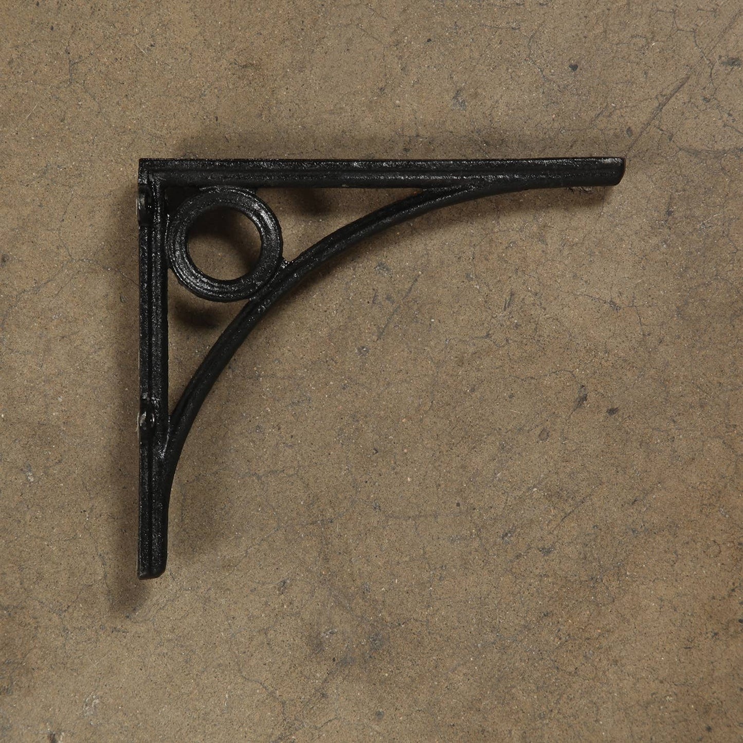 D'Orsay Iron Bracket - Black Shelf Support
