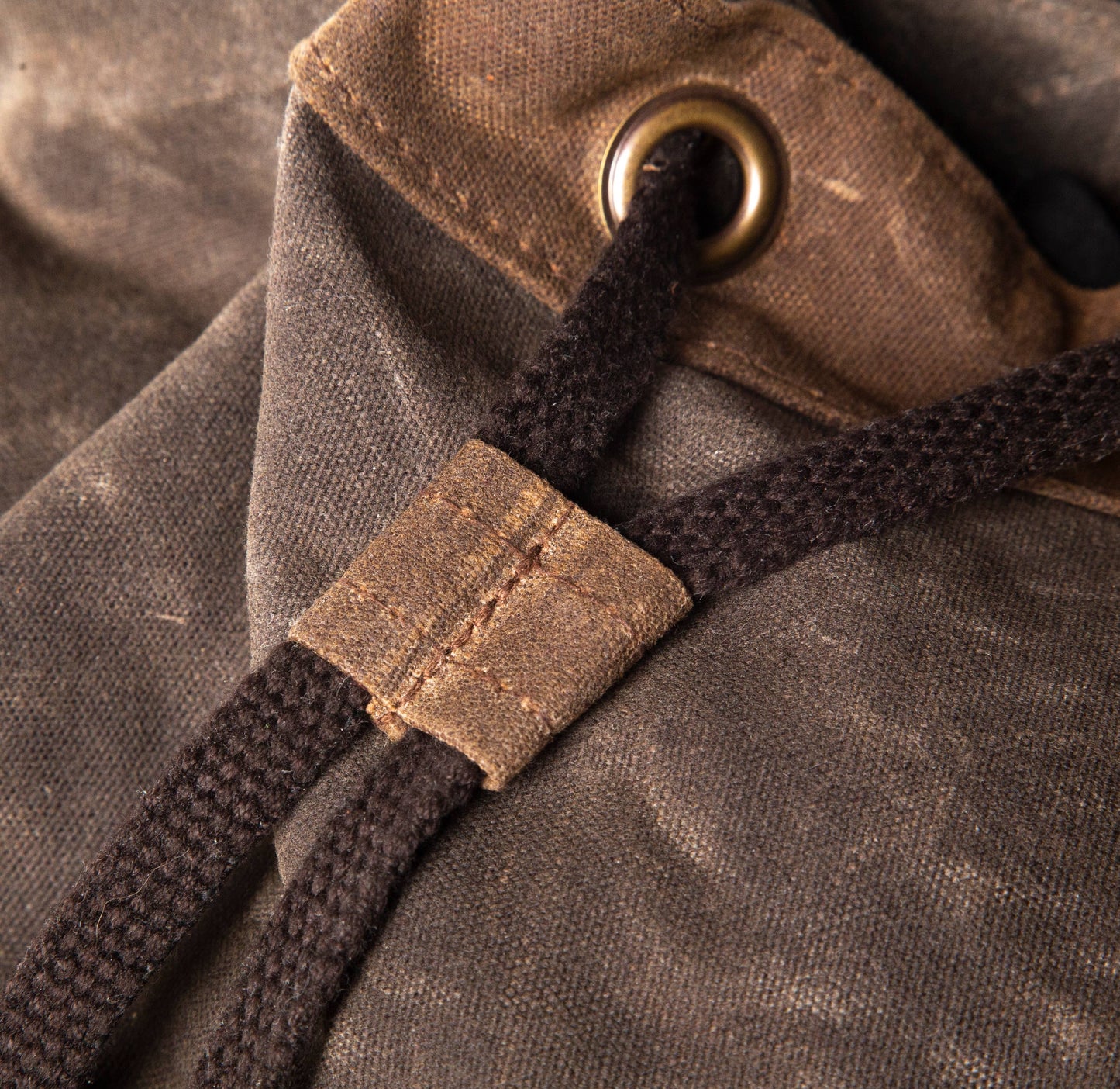 Waxed Canvas Shoulder Canvas Bag - Utility / Military Style