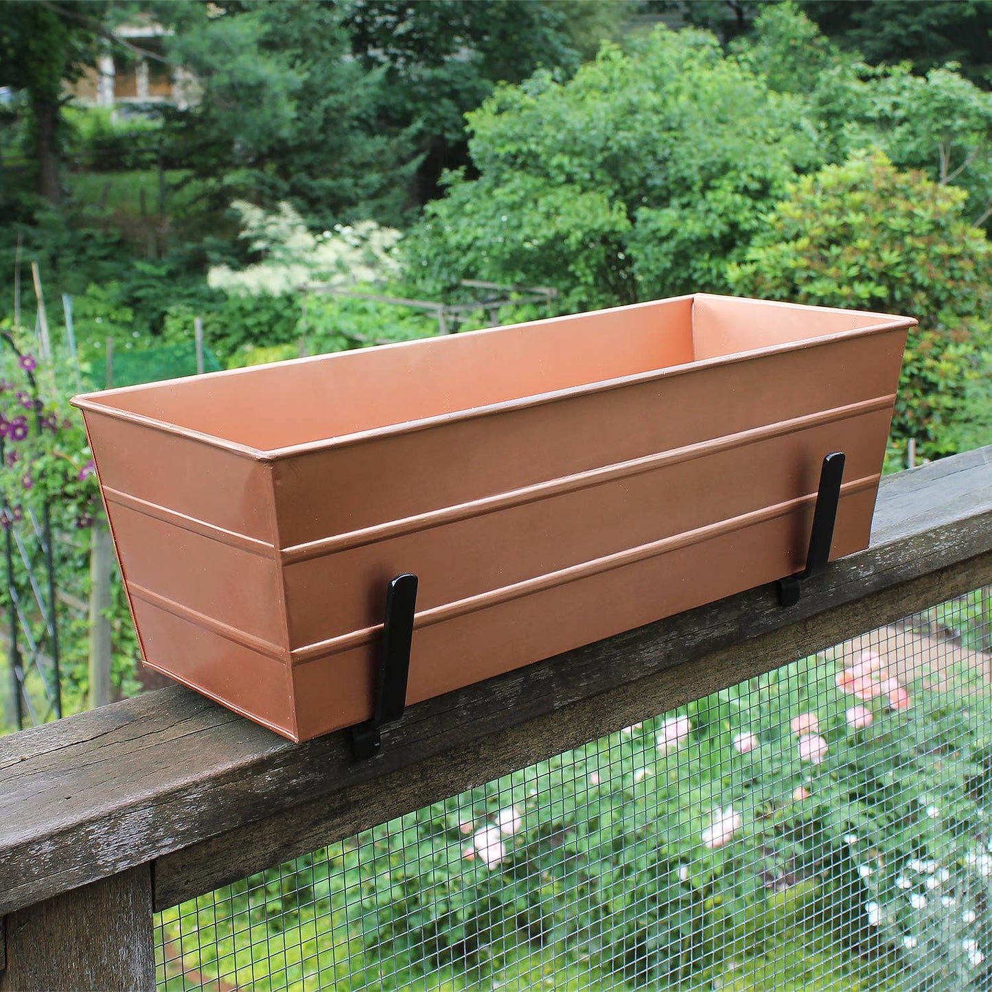 8 Inch Flower Box Bracket for 2x6 Railing ACHLA