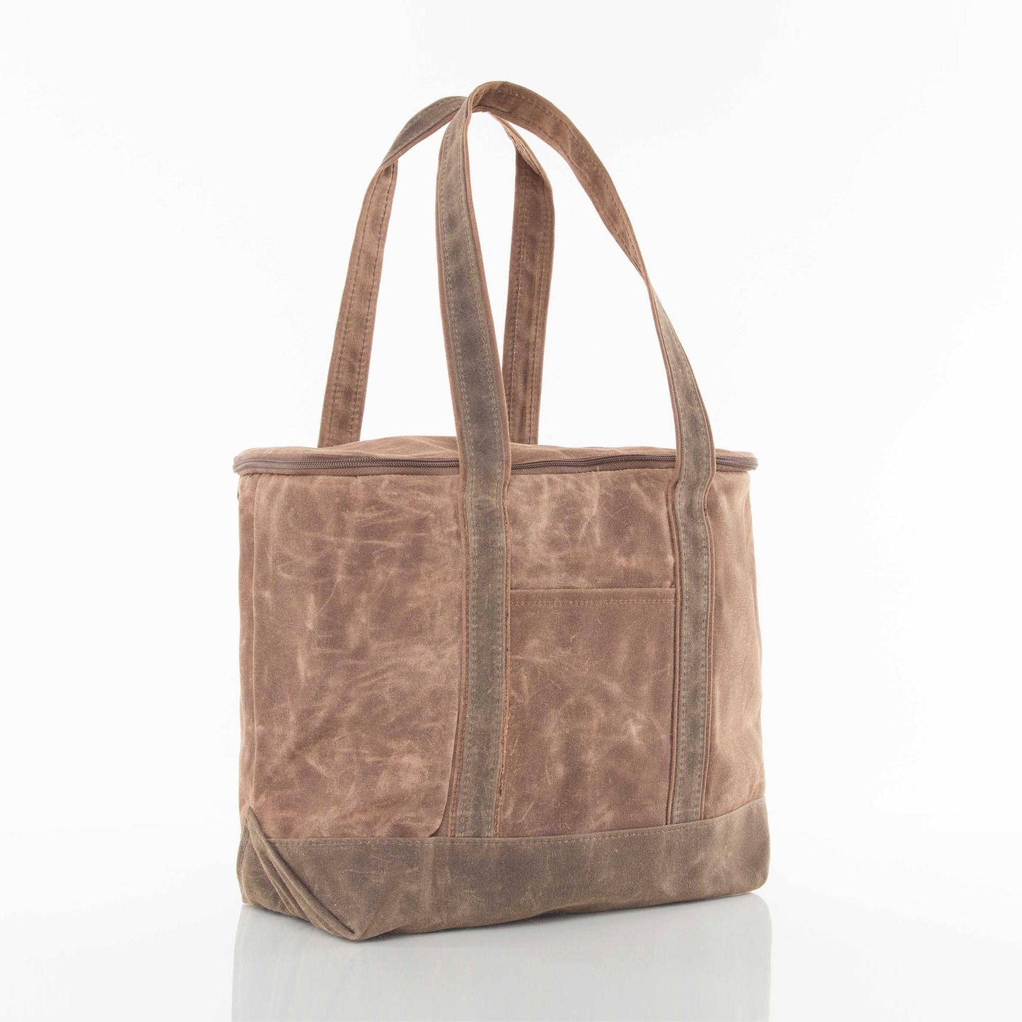 Waxed Large Lunch Cooler - Khaki