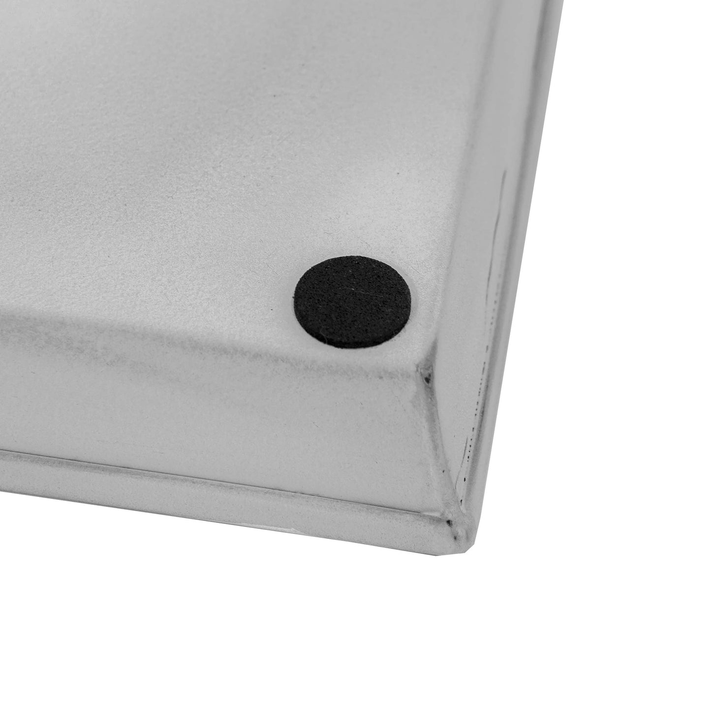 Galvanized Steel Planter Tray, Cape Cod White, Medium