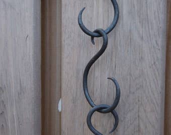 Hand Forged Asymmetric S hook