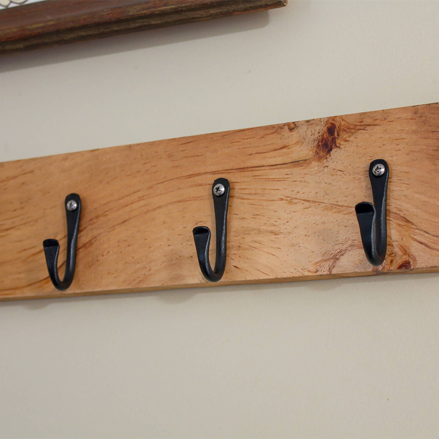 3 Inch Hand Forged J-Hook with Powder Coat Finish