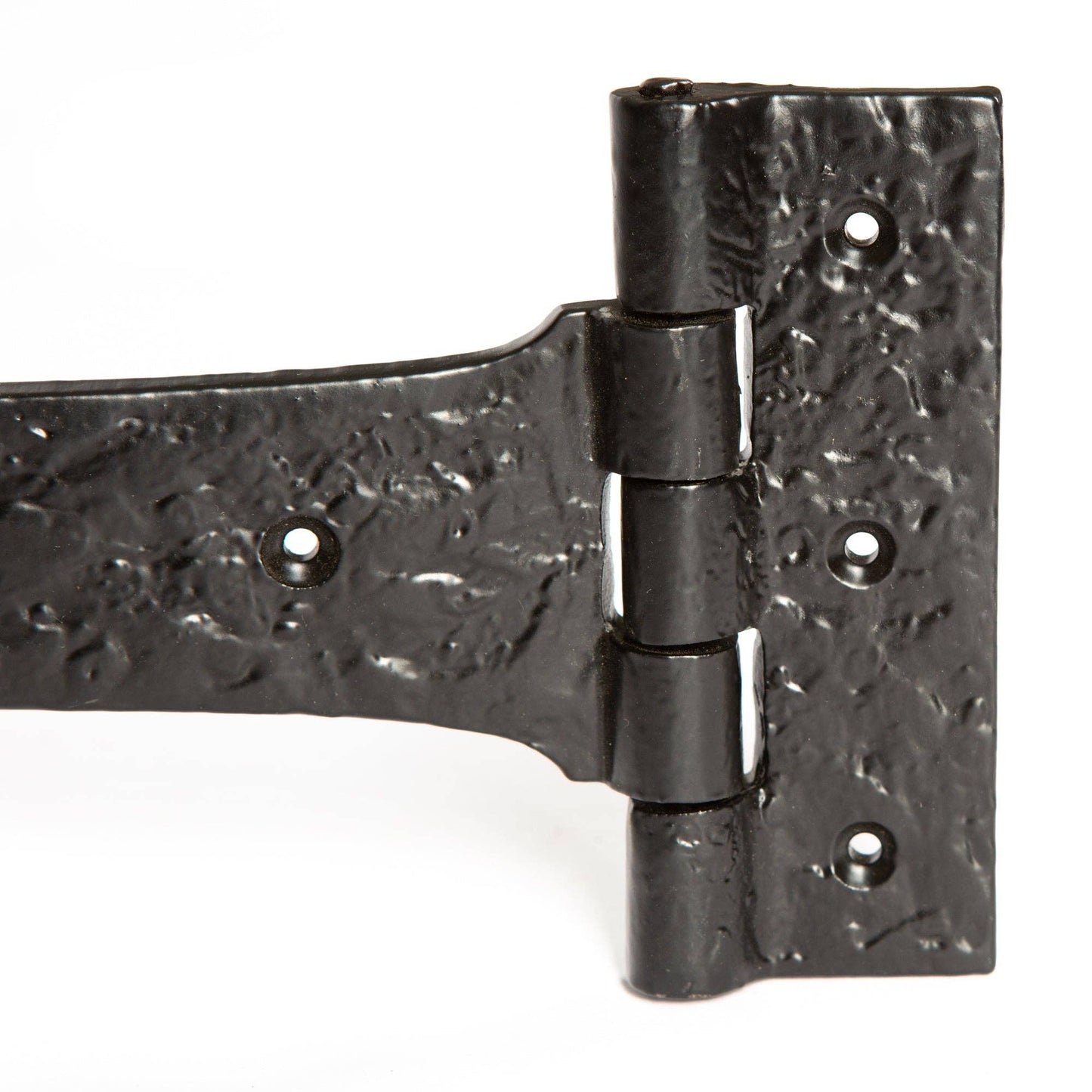 Black T-Hinge With Spade Point 16 Inch Decorative For Small Doors