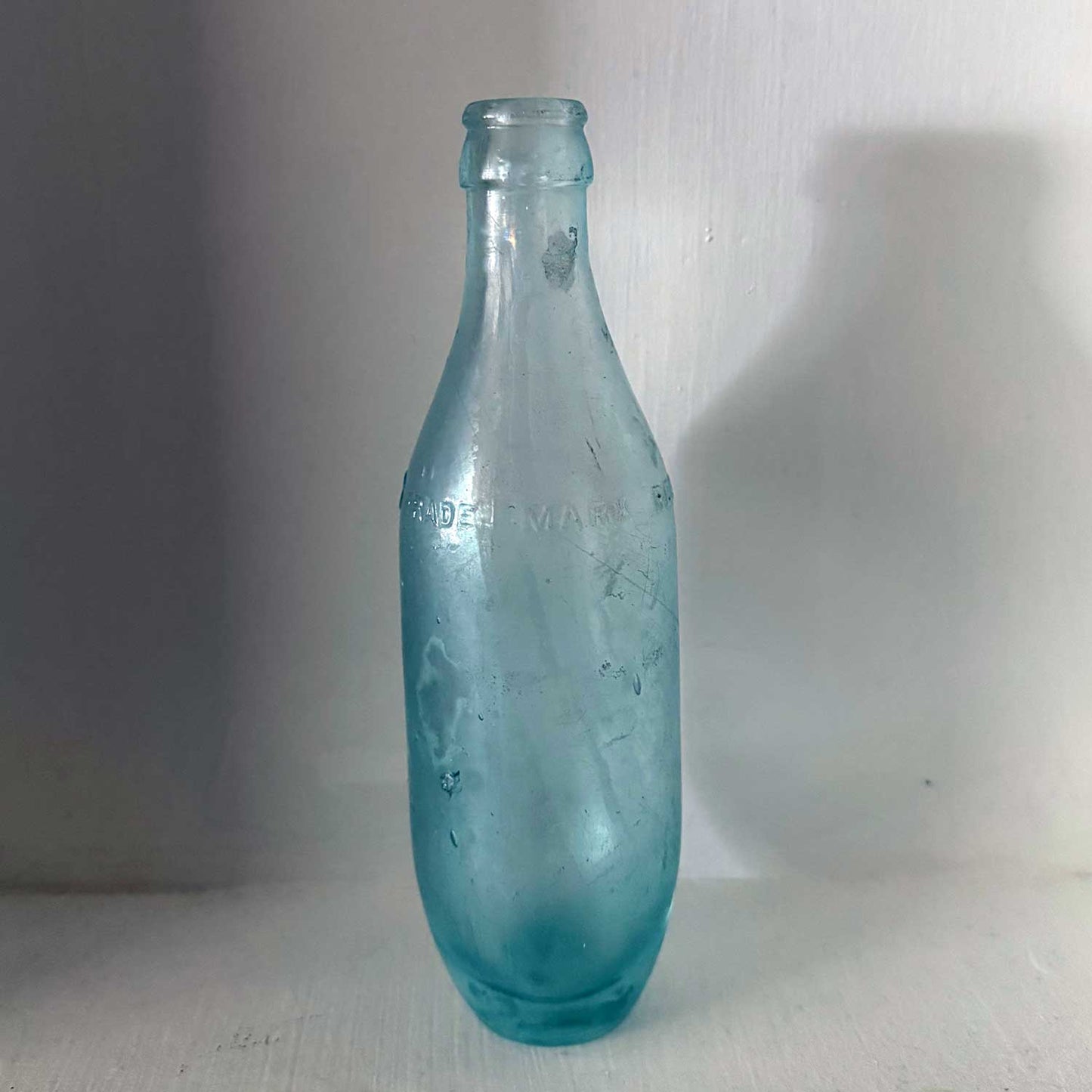 Vintage Blue Hires Bottle