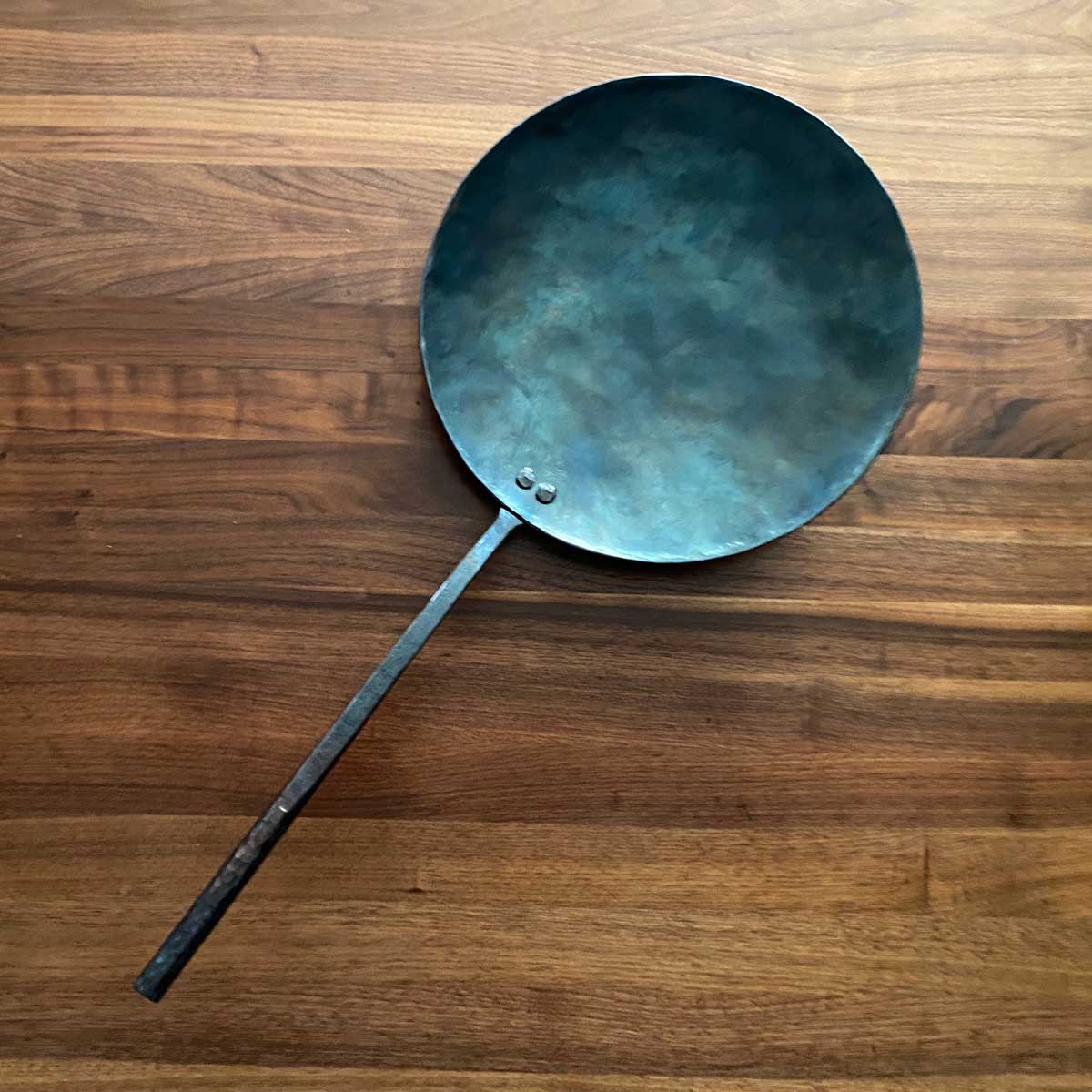 Hand Forged Steel Campfire Wok Pan