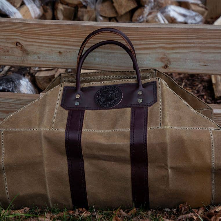 Duluth Pack Canvas / Leather Log Carrier