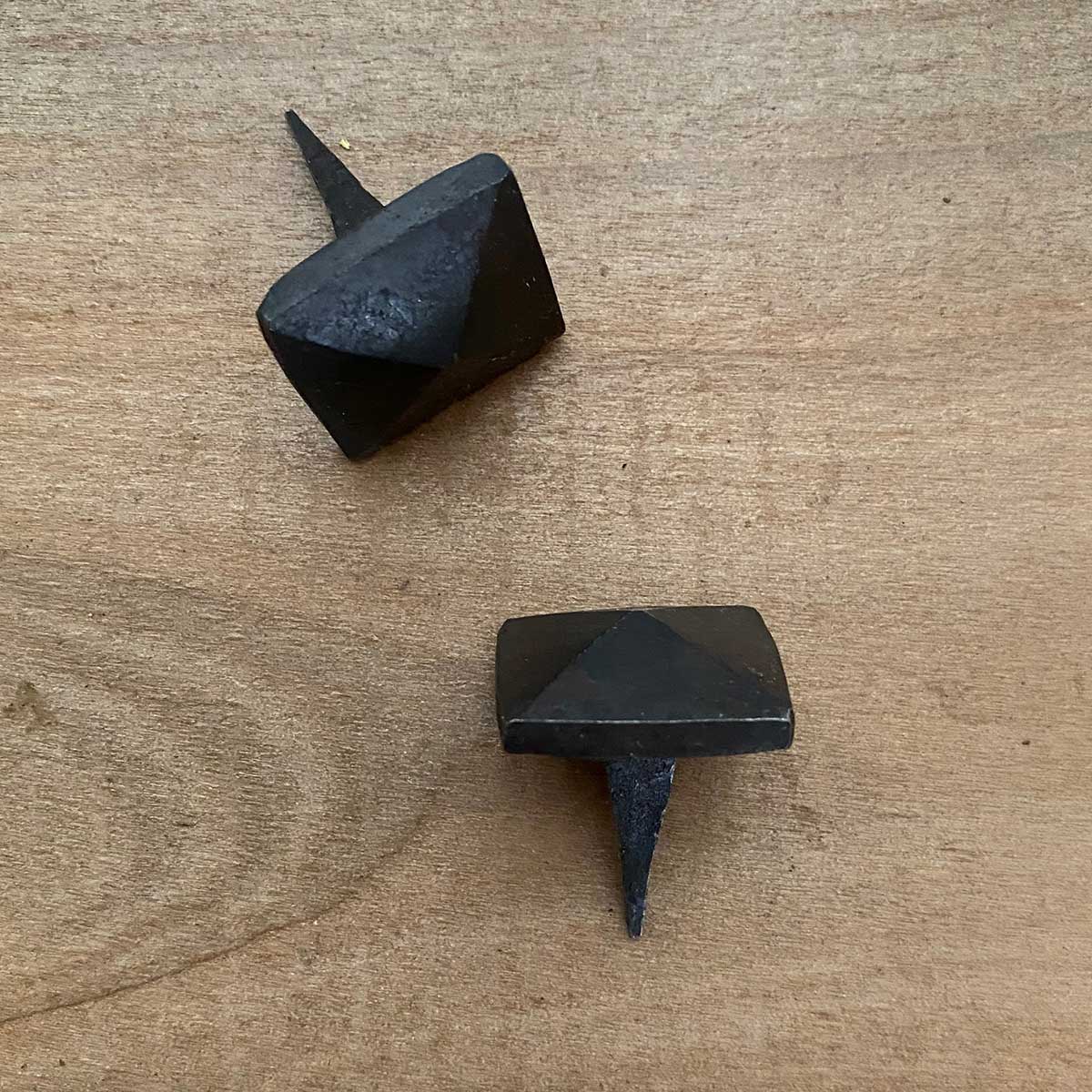 Black Hand Forged Decorative Clavo / Nail - 1 Inch