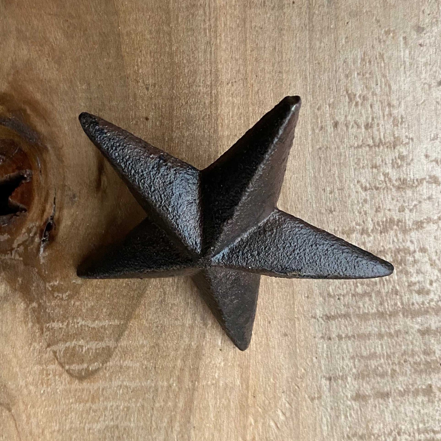 Cast Iron Rustic Star Clavos Nail 3-1/2 Inches Wide