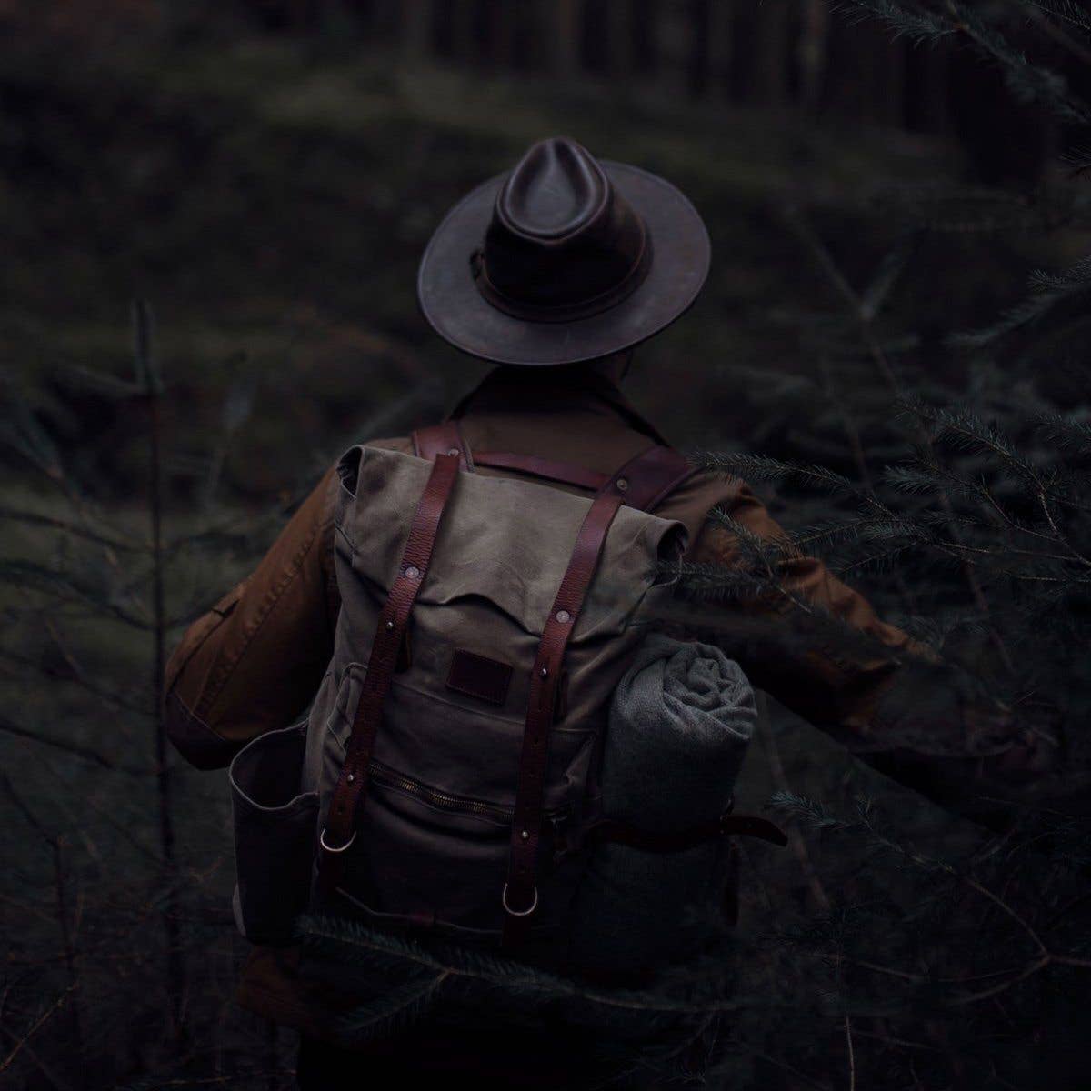 The Wilder Backpack - Waxed Canvas and Leather - Field Tan