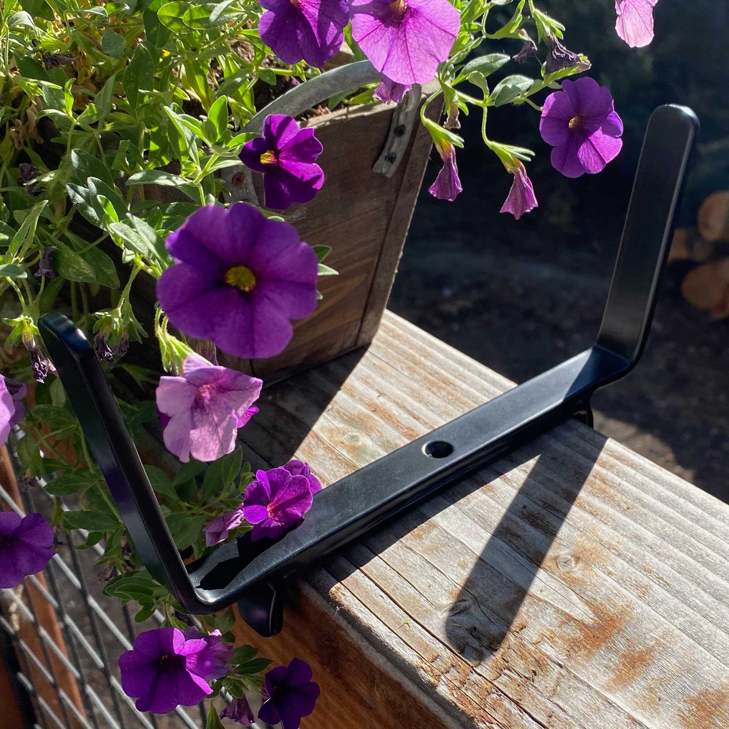 8 Inch Flower Box Bracket for 2x6 Railing ACHLA