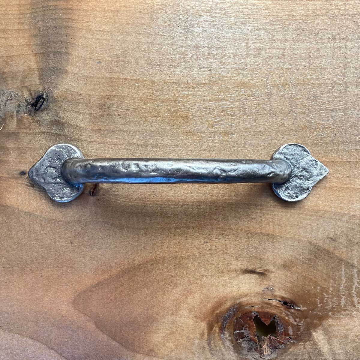 6 Inch Pull Handle Vintage Silver / Pewter Finish