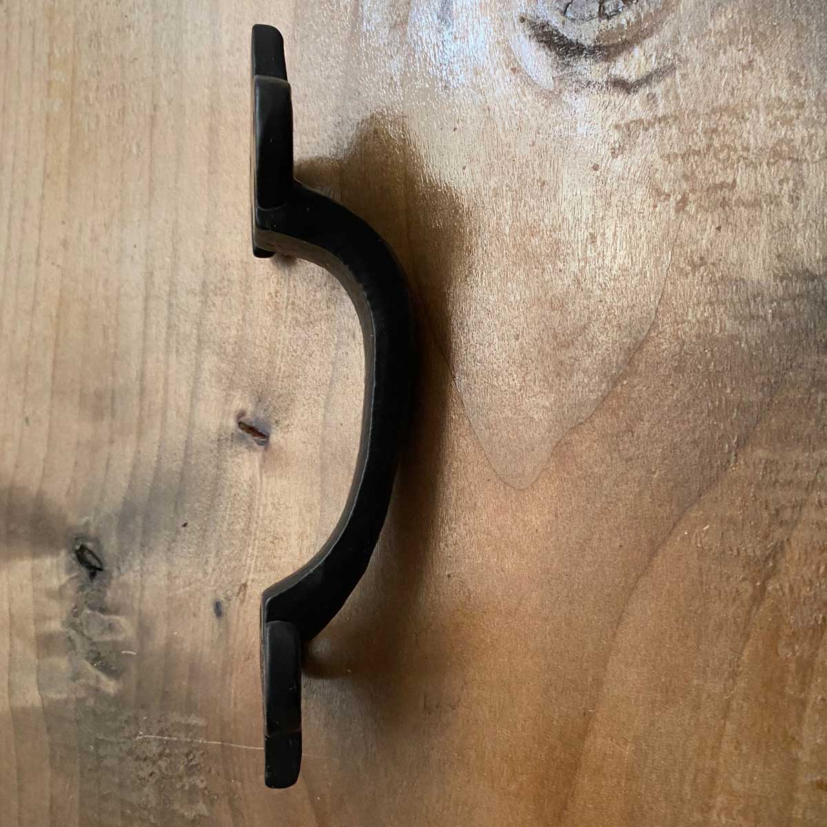 Vintage Style Pull Handle Cast Iron With Wax Finish