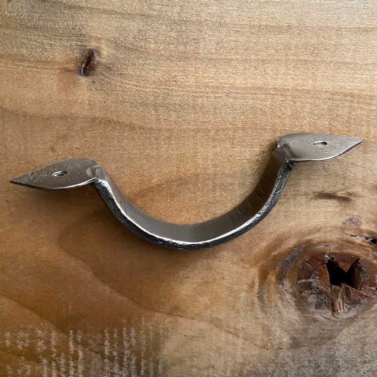 Four Inch Pull Handle Silver / Pewter Finish