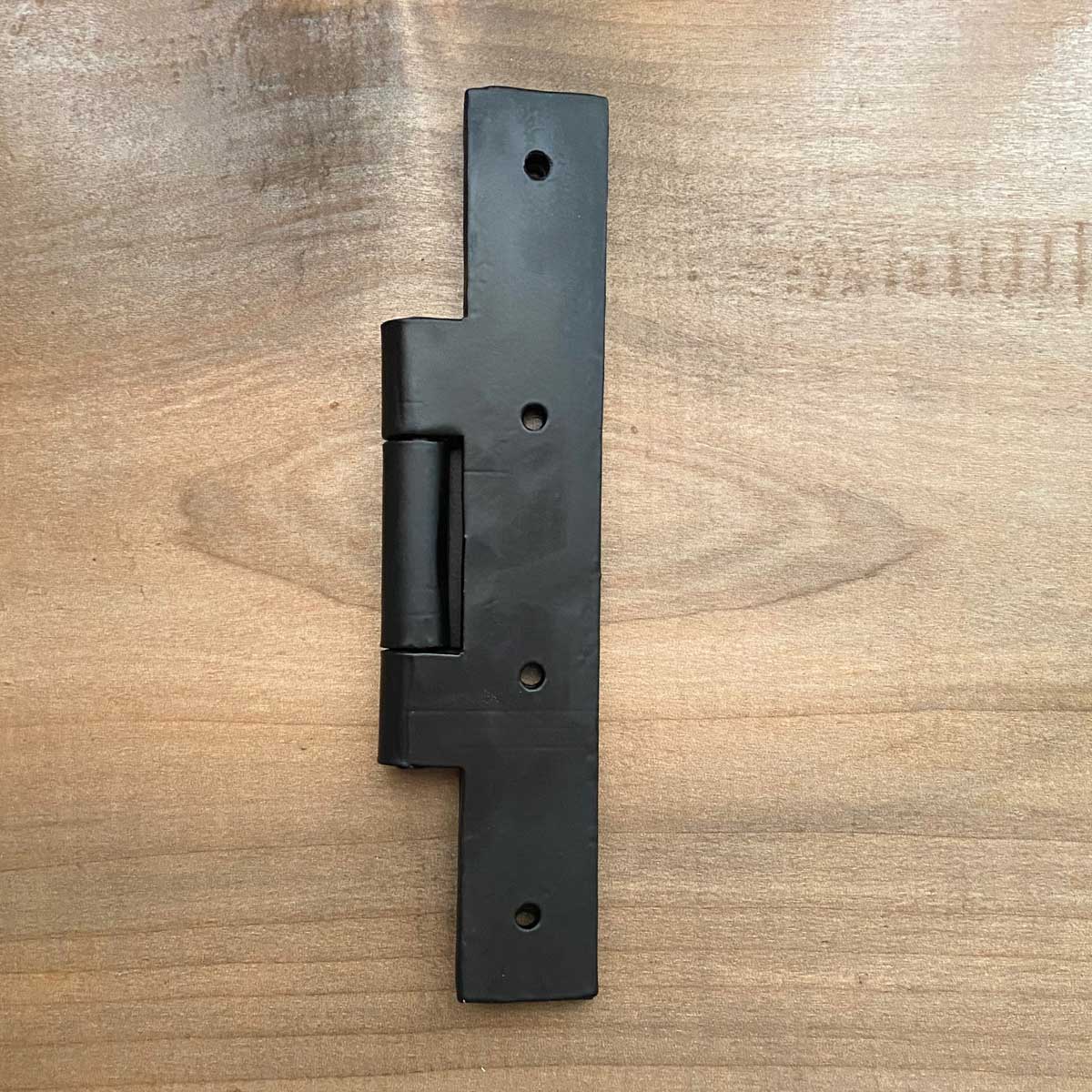 Forged H Hinge 7 Inch Rustic with Black Finish