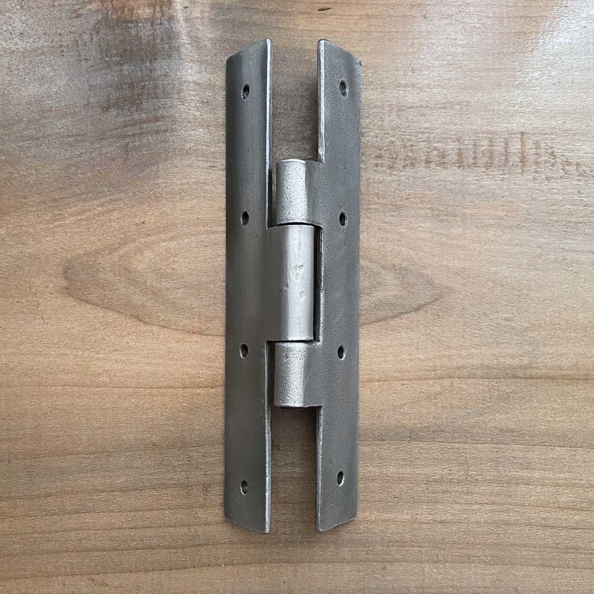 Larger Forged H Style Hinge With Vintage Silver / Pewter Finish