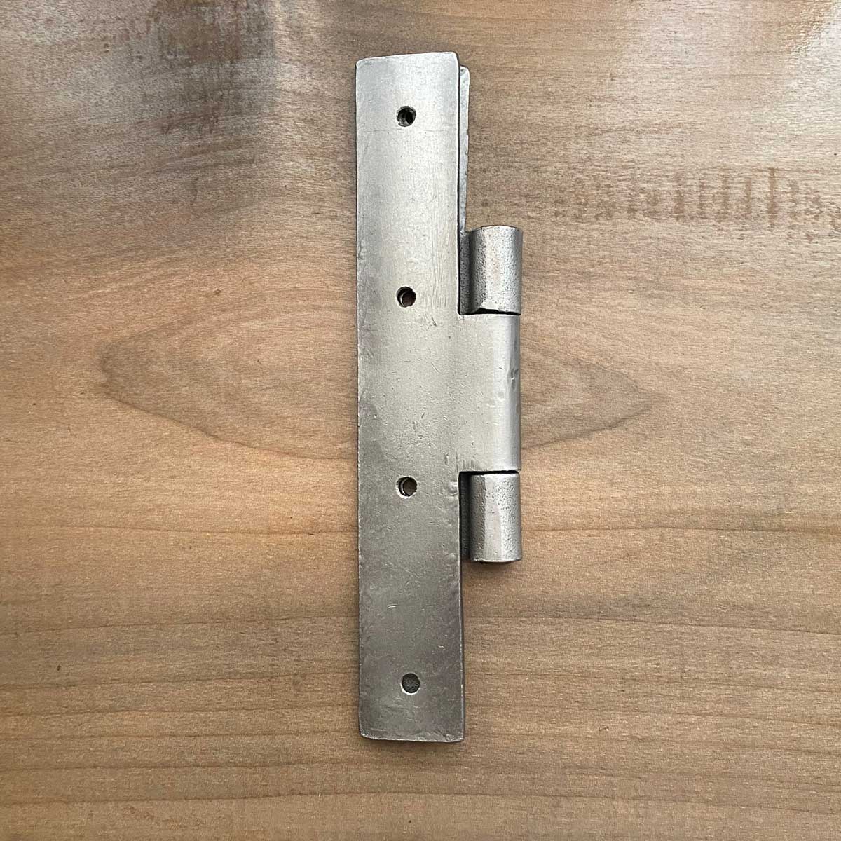 Larger Forged H Style Hinge With Vintage Silver / Pewter Finish
