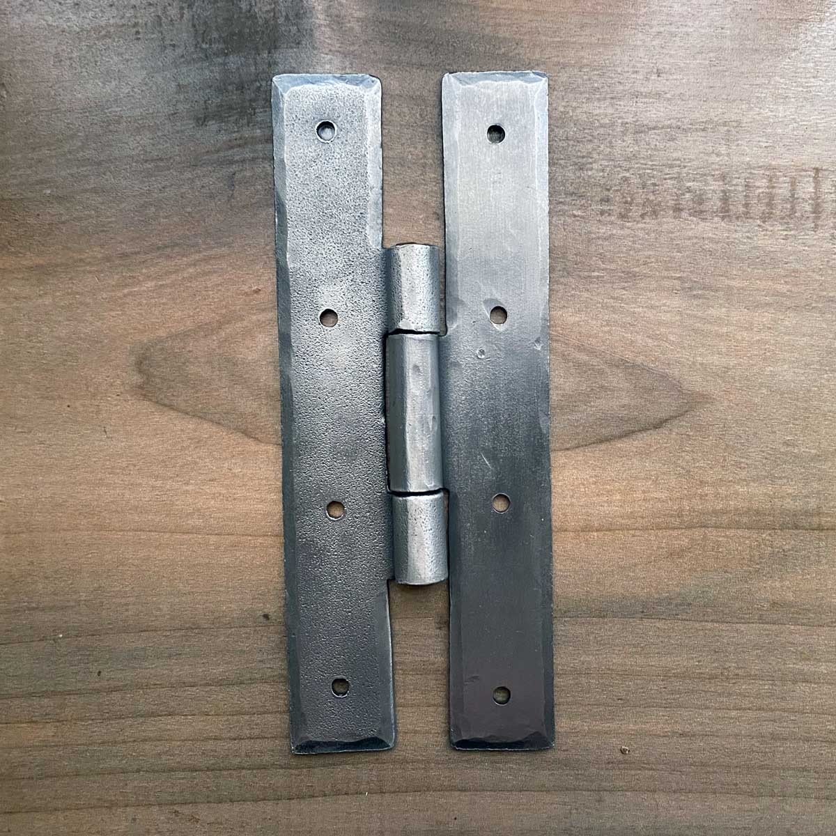 Larger Forged H Style Hinge With Vintage Silver / Pewter Finish
