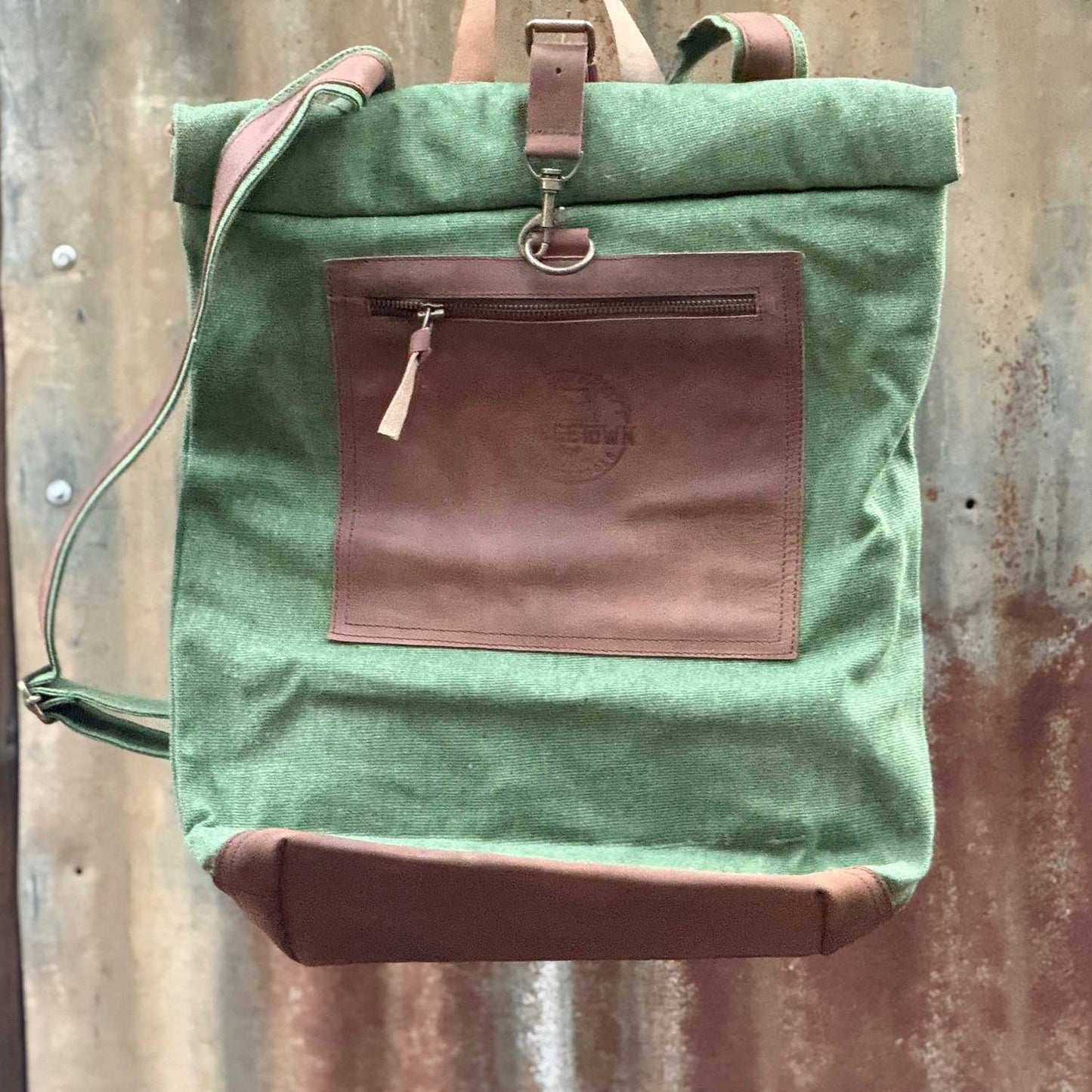 Harvest Bag Canvas and Leather Everyday Bag / Backpack by Bridgetown