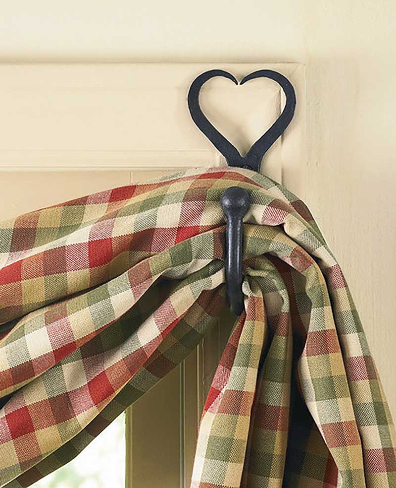 Split Heart Curtain Hook Park Designs