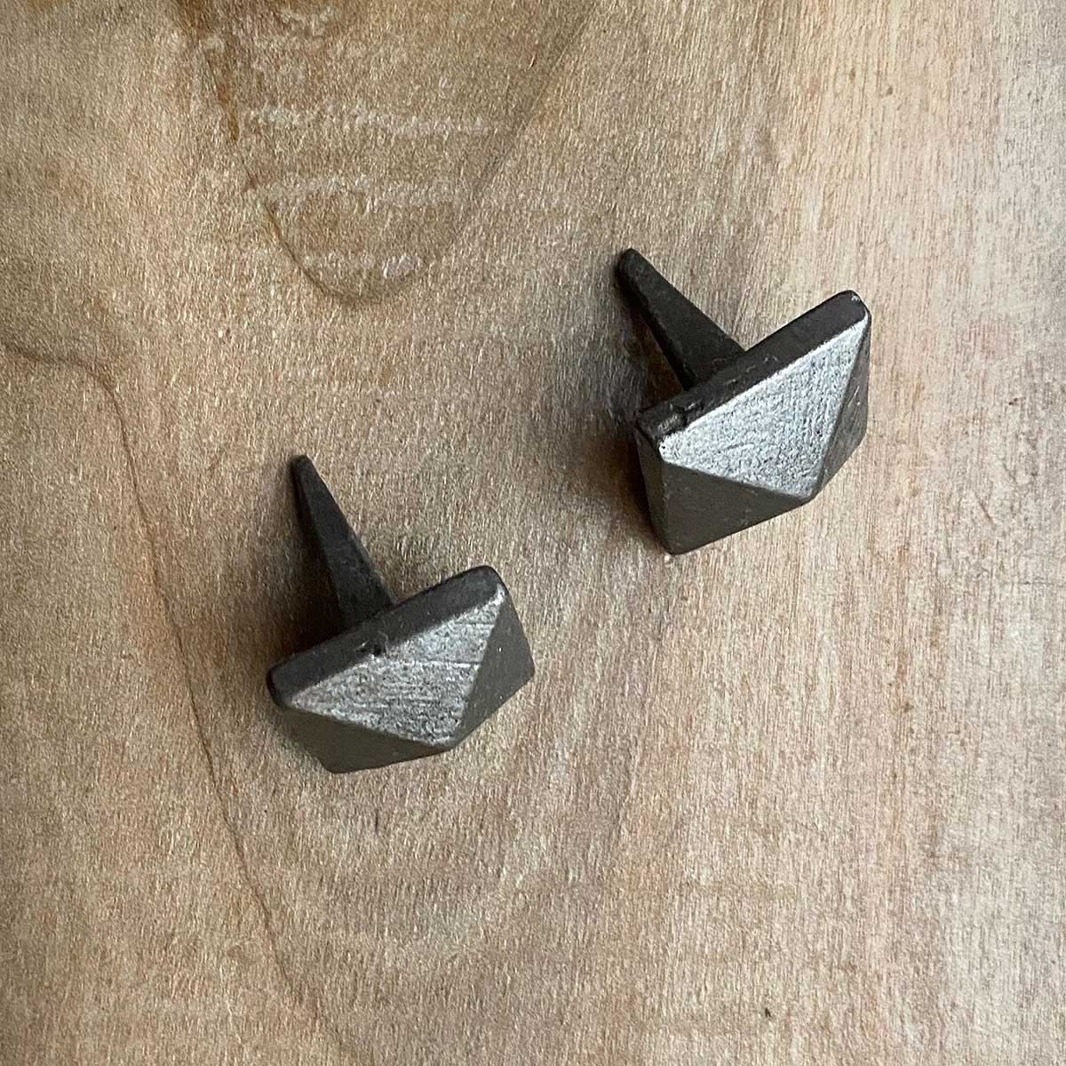 Diamond Door Stud Antique Iron 20mm / 0.79 Inch