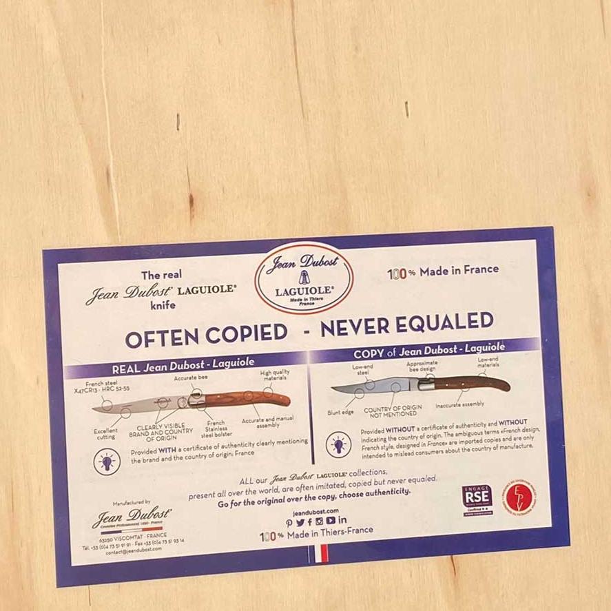 Jean Dubost Laguiole Robinson 24 Pc Everyday Flatware Set