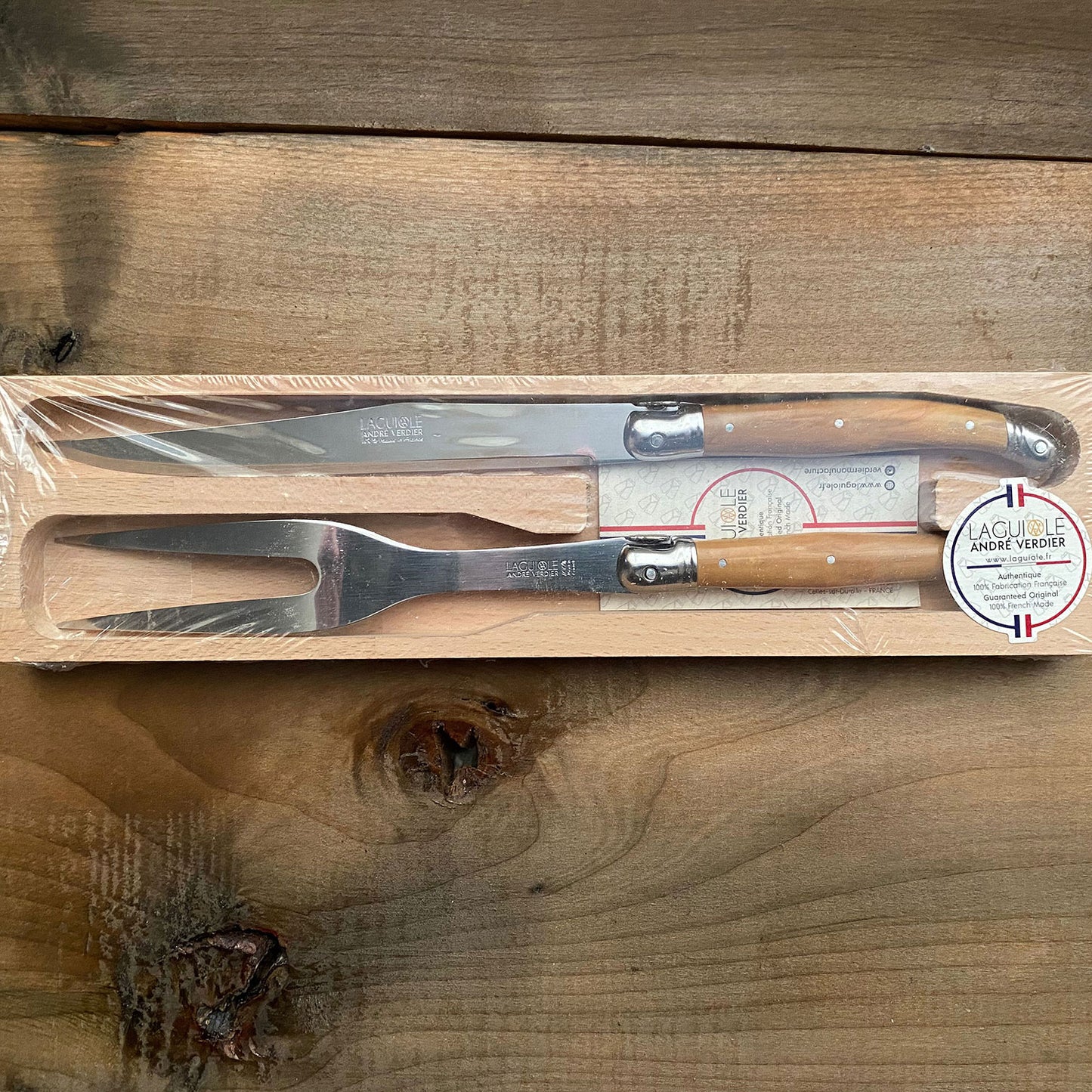 Laguiole French Stainless Steel Carving Set