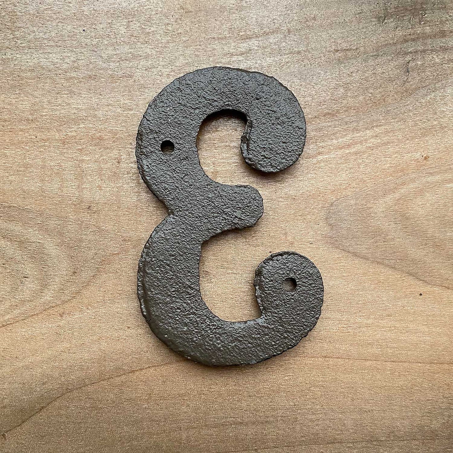 Rustic Cast Iron Number 3 - Three