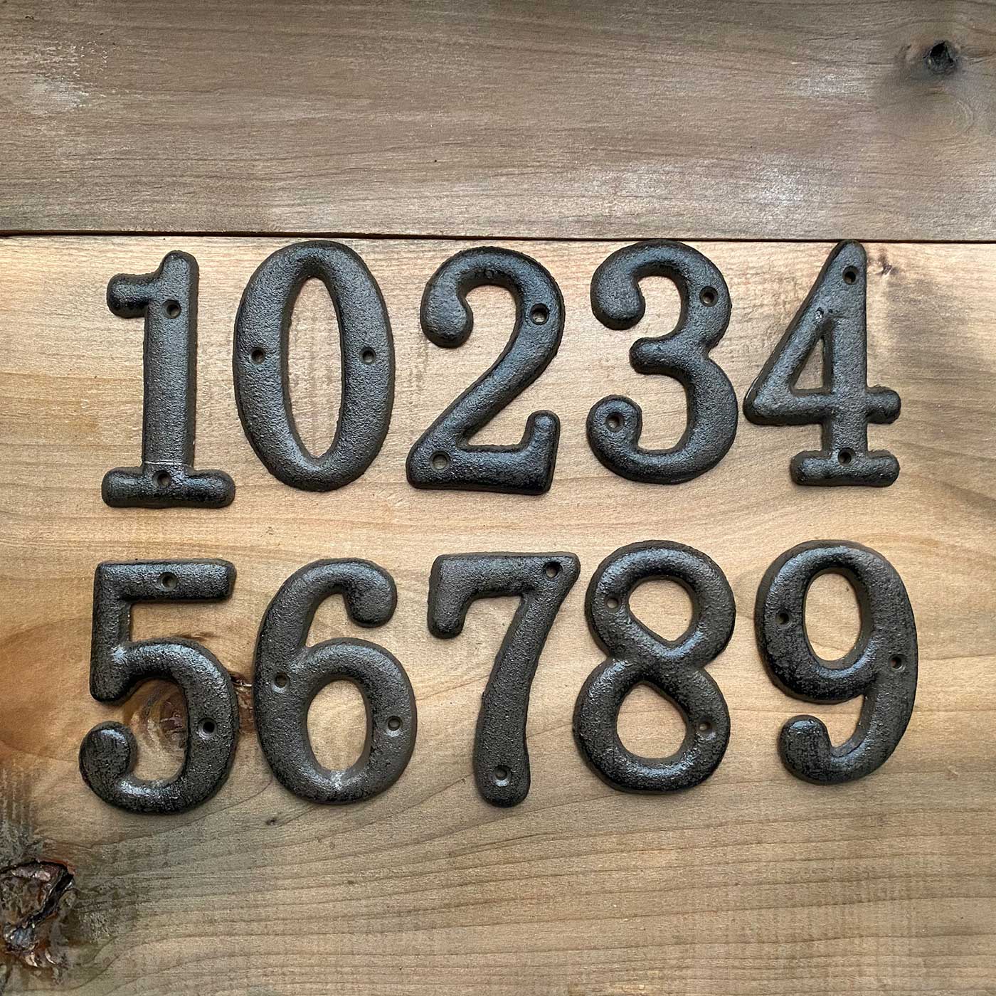 Rustic Cast Iron Number 8 For Houses / Doors