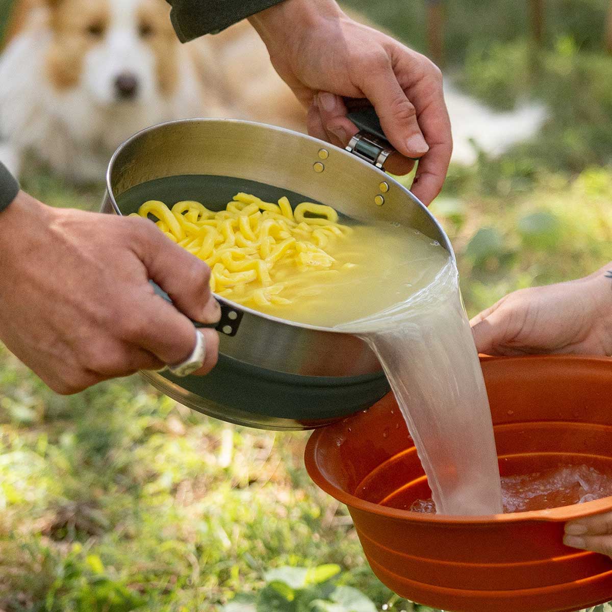 Detour Stainless Steel Collapsible Pot - 3 Liter Laurelwreath Green