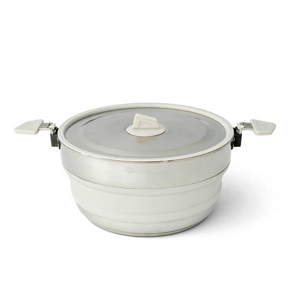 Detour Stainless Steel Collapsible Pot - 3 Liter Laurelwreath Green
