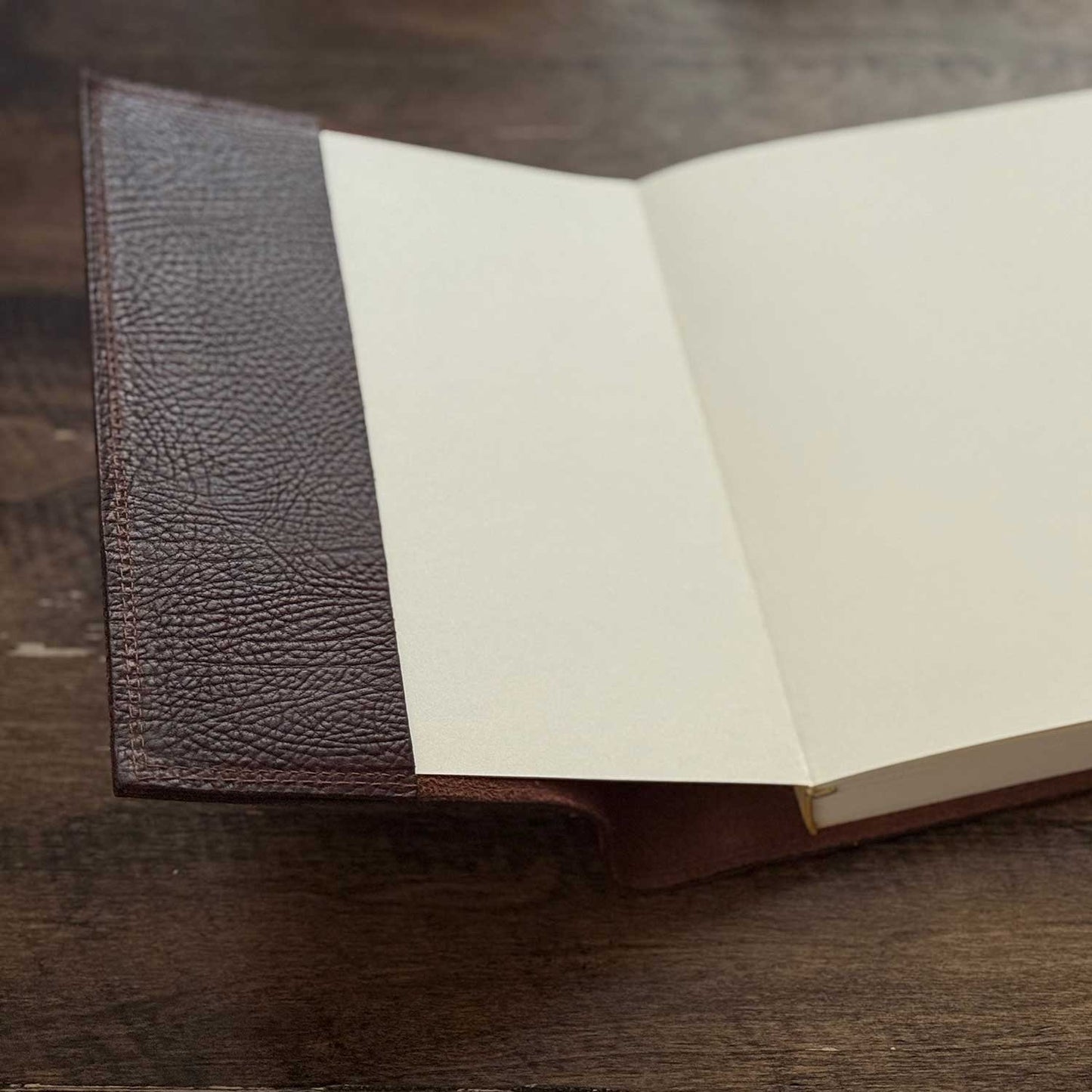 Refillable Leather Journal 5 x 8 Inches Long Leather Lace / Wrap