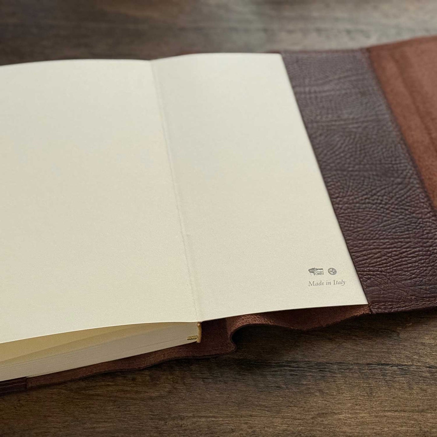 Refillable Leather Journal 5 x 8 Inches Long Leather Lace / Wrap