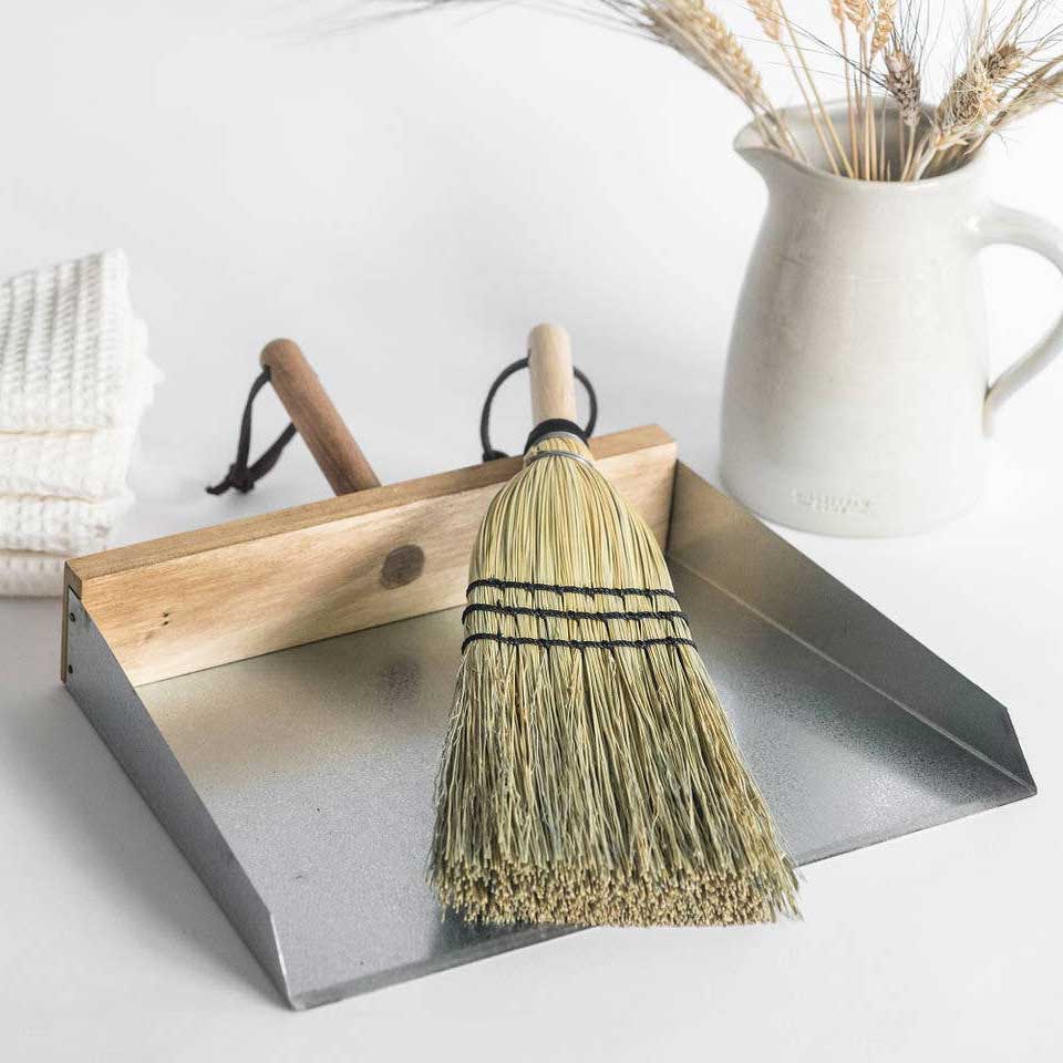Handcrafted Straw Hand Broom