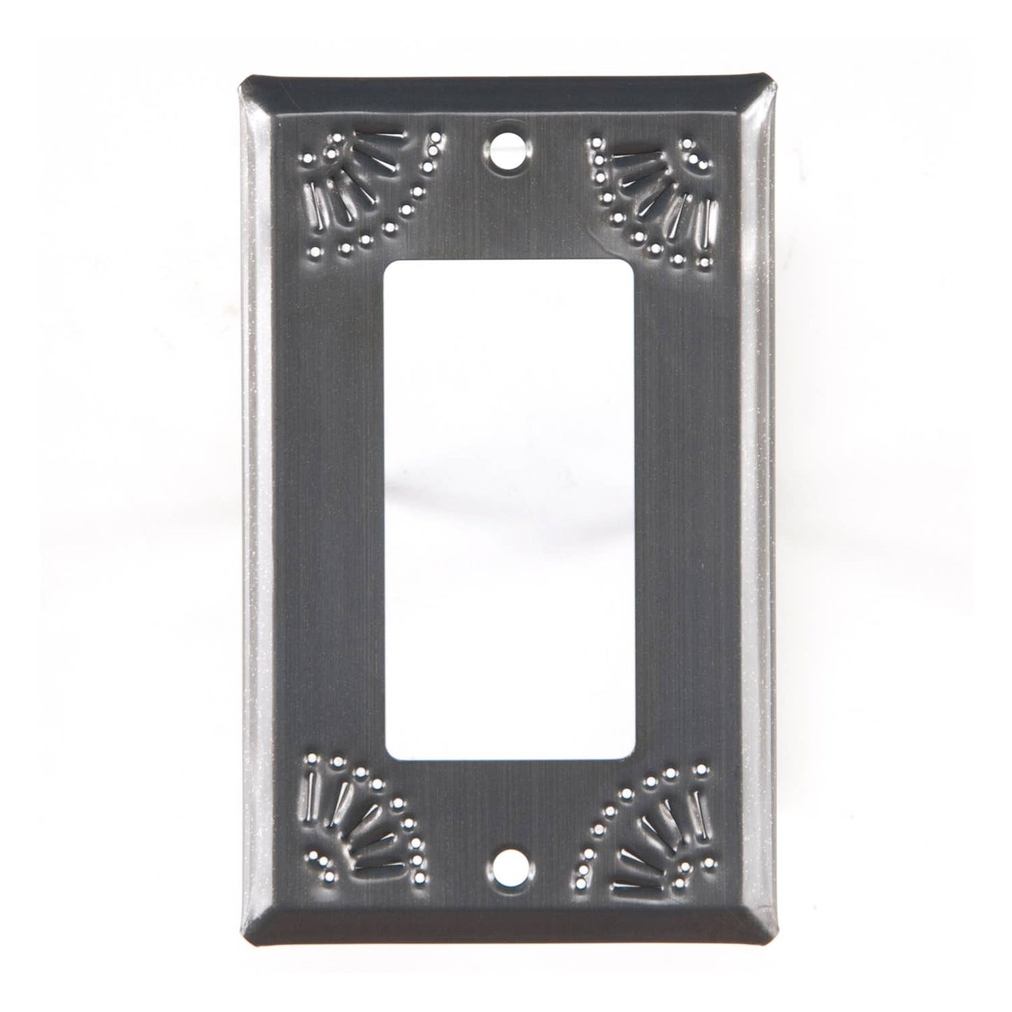 Rocker Switch Cover with Chisel Pattern in Country Tin