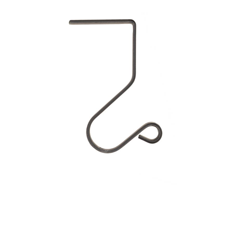 Wrought Iron Stocking Hanger Mantel Hooks For Up to 2 Inch Thick Mantle