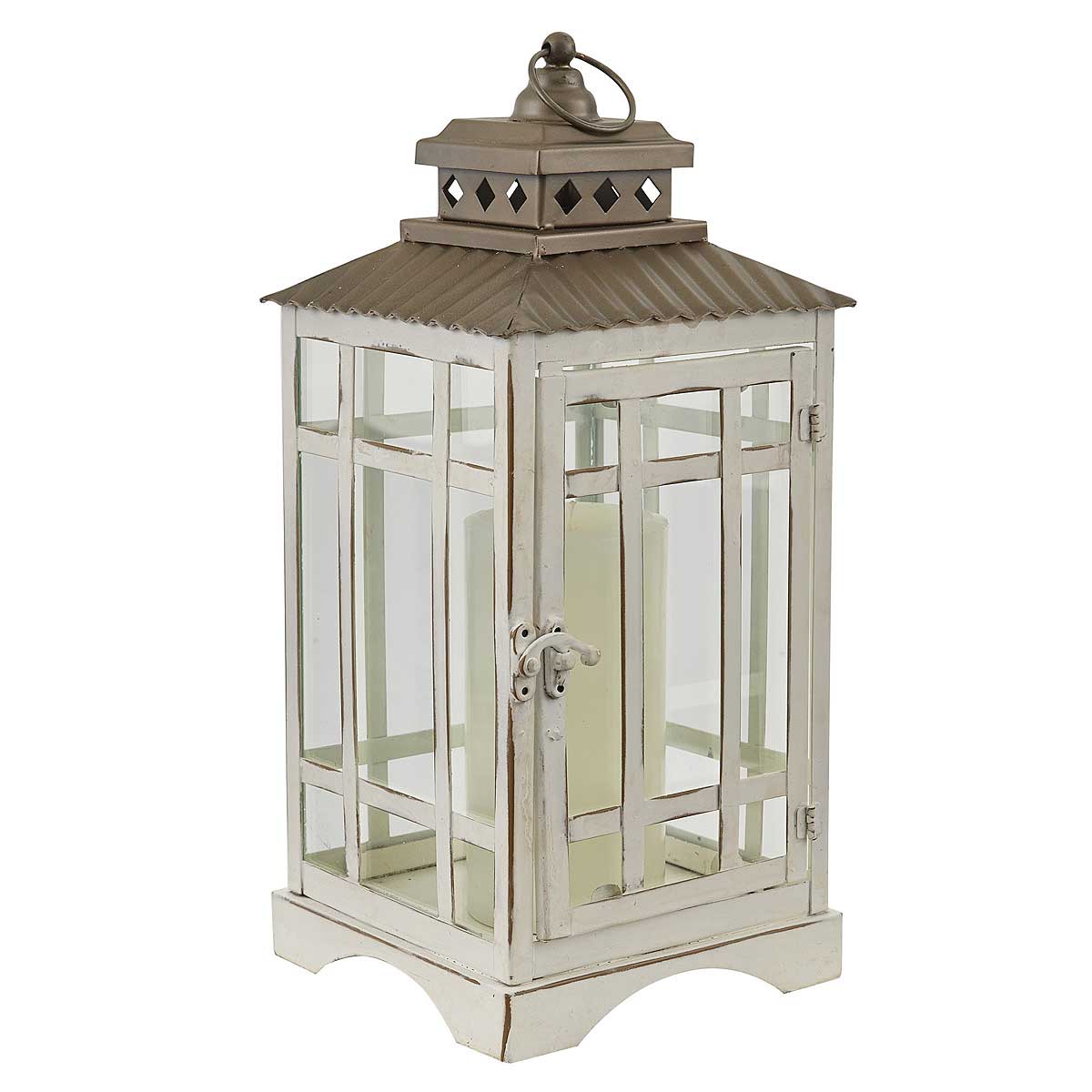 Park Designs White Lantern - Large