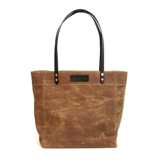 Waxed Canvas Market Tote Tan by Hardmill