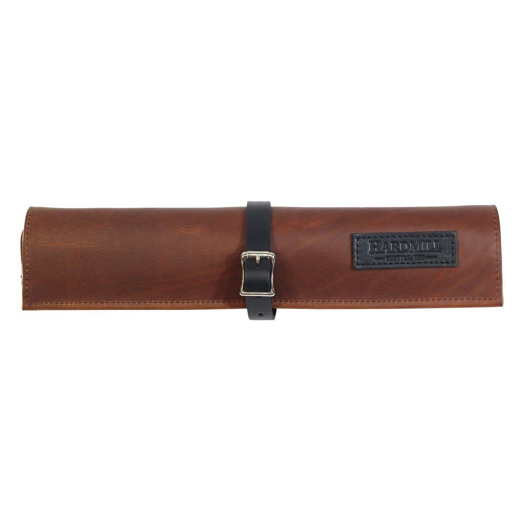 Hardmill Leather Tool Roll Cognac