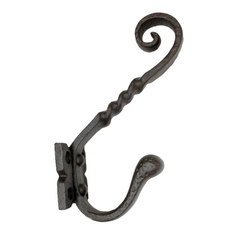 Cast Iron Rustic Double Wall Hook