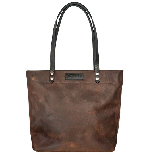 Leather Market Tote by Hardmill - Cognac