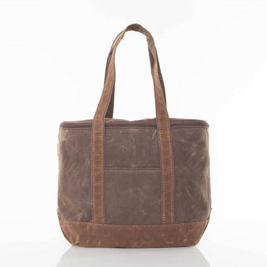 Waxed Large Lunch Cooler - Khaki