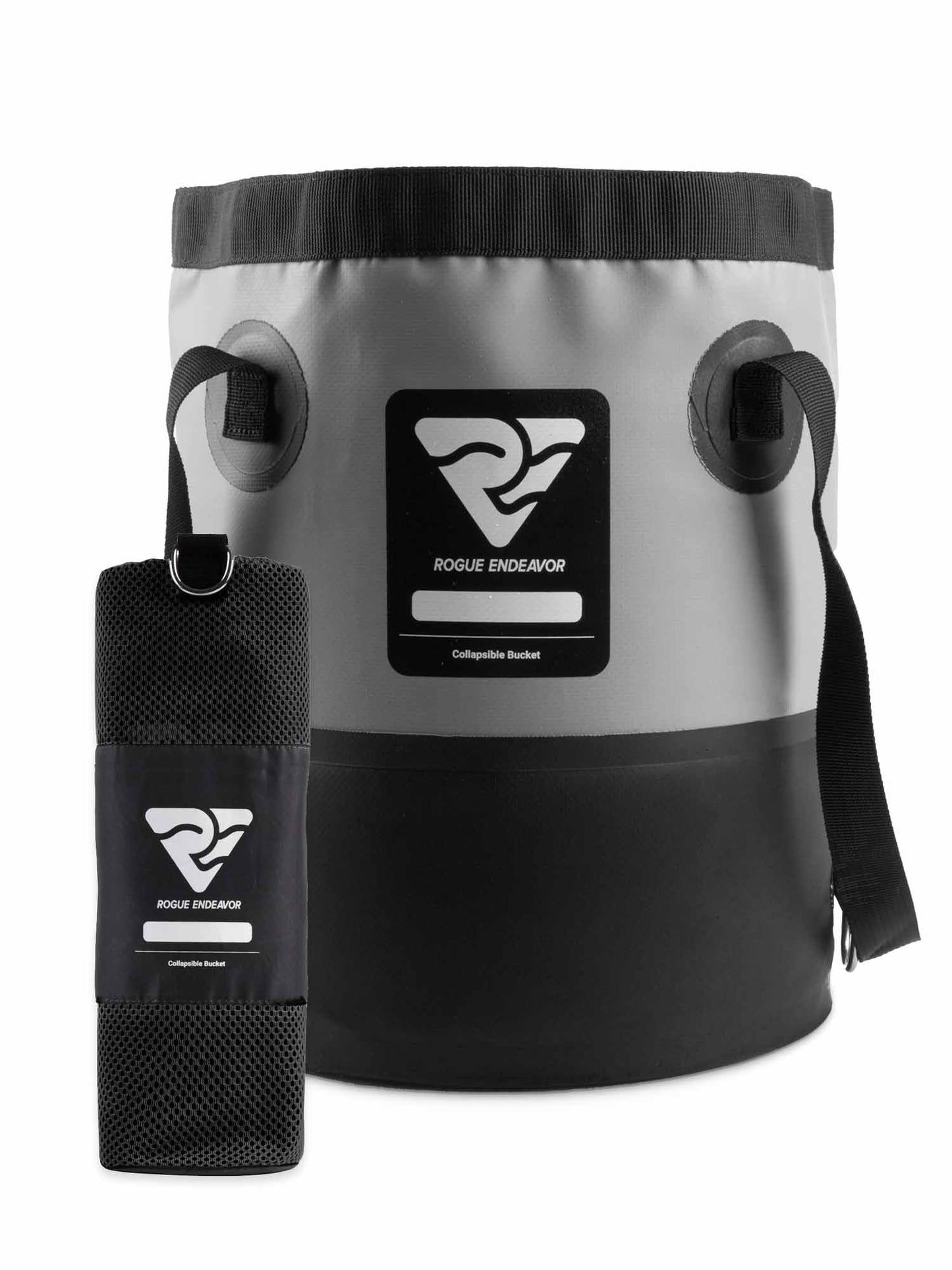 Rogue Endeavor Durable Collapsible Bucket (3 Gallon) For Camp, Fishing, Prospecting