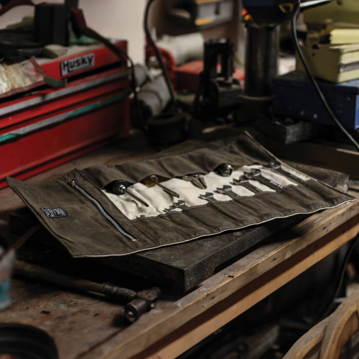 Waxed Canvas Tool Roll