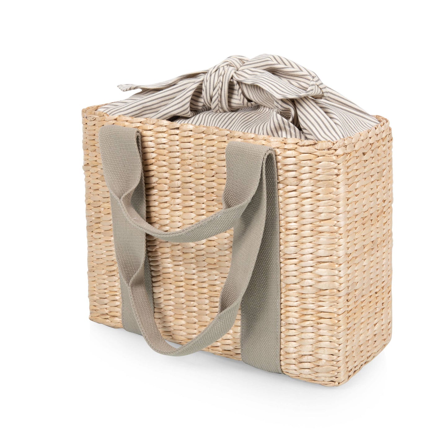 Parisian Picnic Basket - Seagrass With Classy Liner
