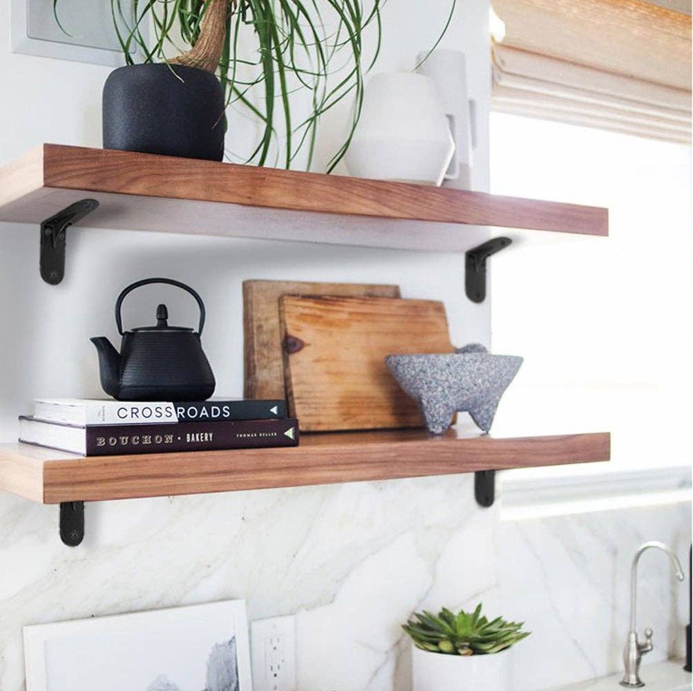 Borris Bracket, Bigger Size - 4 Inch Corner Bracket For Small Shelves