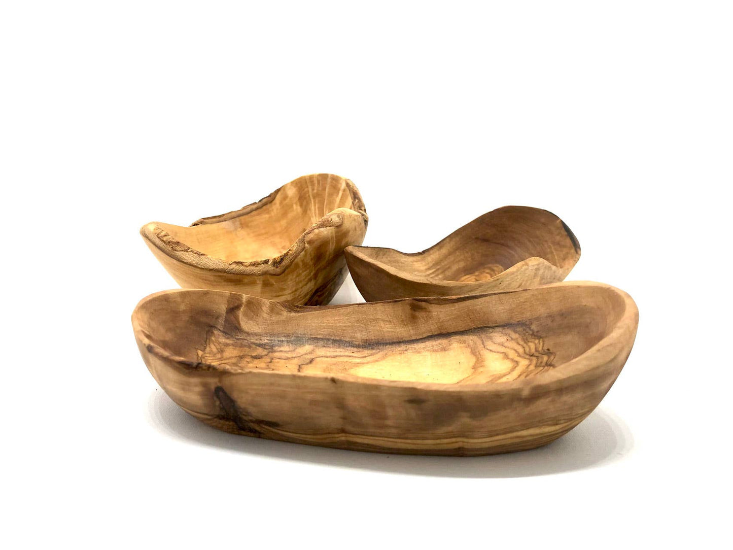 Olivenholz-Erleben Rustic Bowl 14-16 cm Olive Wood