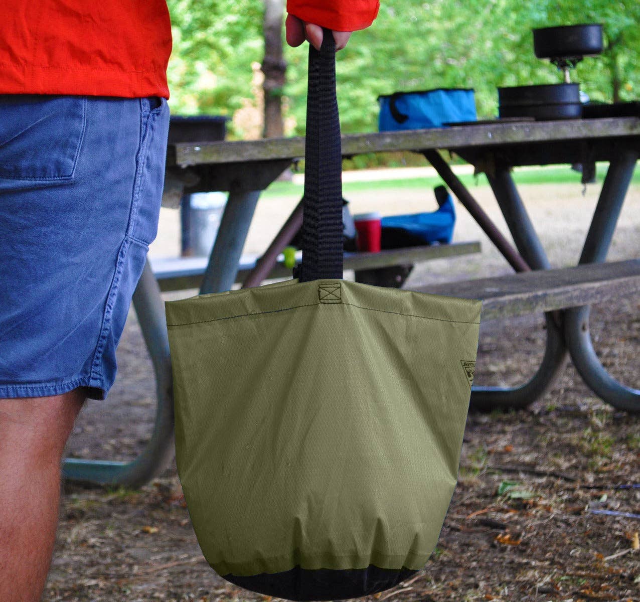 Lightweight Pocket Foldable / Collapsible Bucket 12 L - Seattle Sports